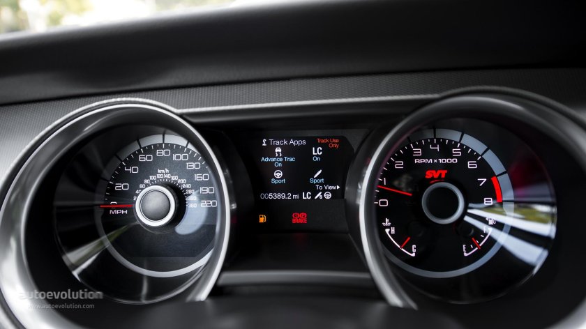 Ford Mustang 2016 приборная панель