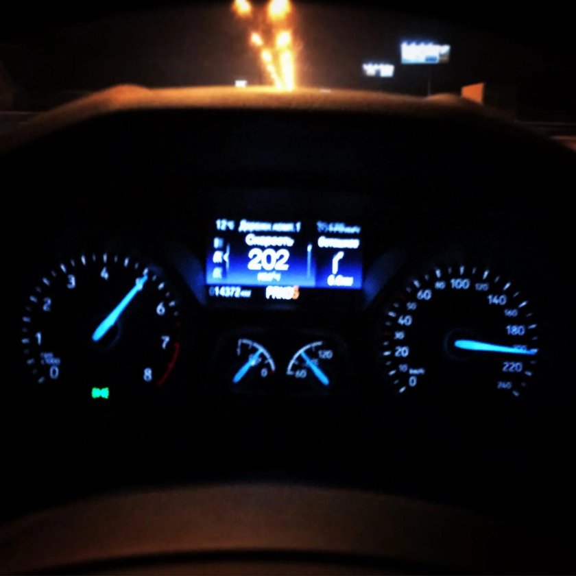 Форд фокус 2 200 км/ч