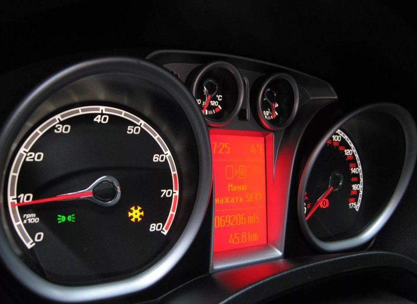 Ford Focus 2 RS приборная панель