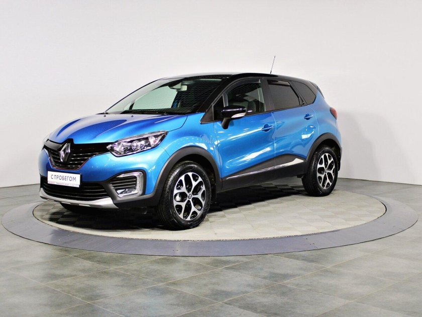 Рено Каптур голубой