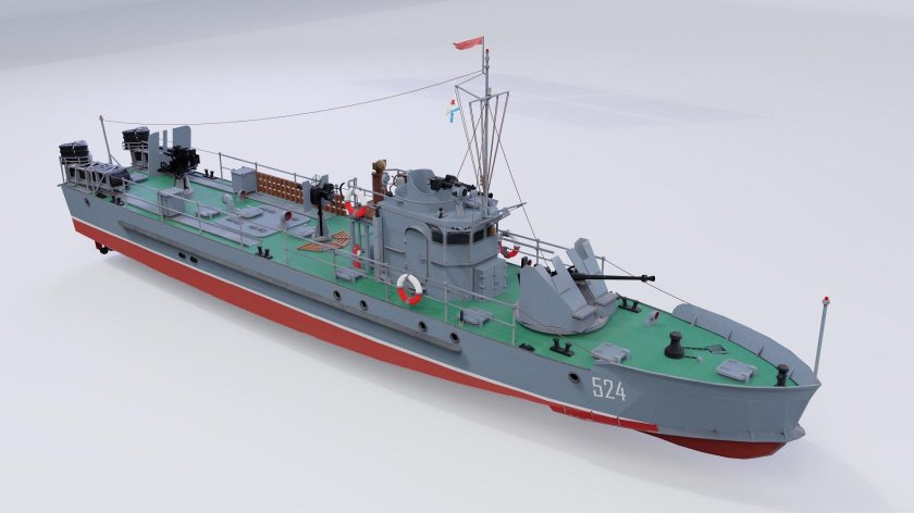 Малые речные бронекатера проекта 1125