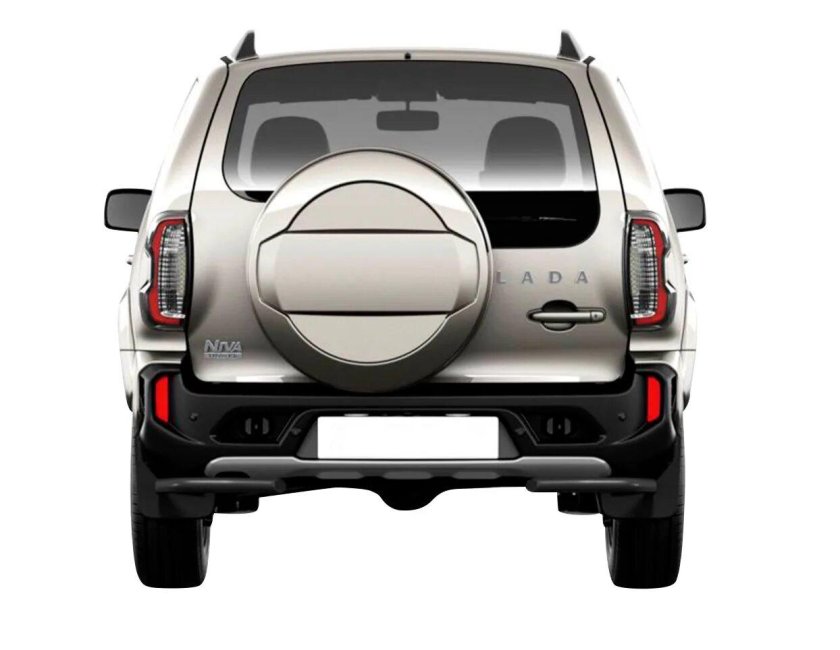 Защита заднего бампера нива тревел