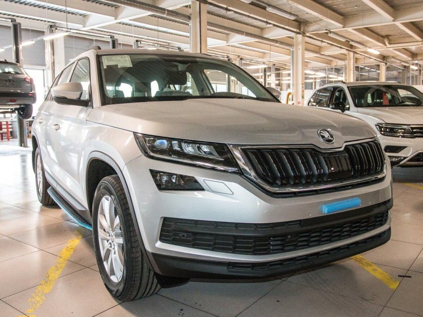 Шкода Кодиак серебристый