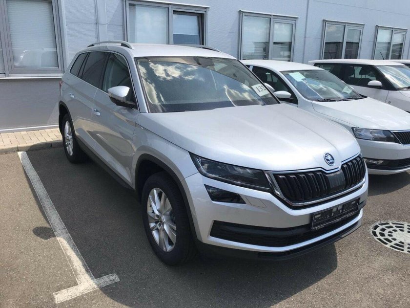 Шкода Кодиак серебристый