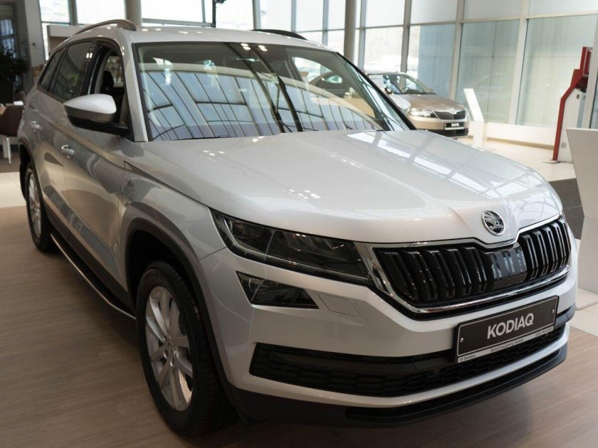 Шкода Кодиак серебристый