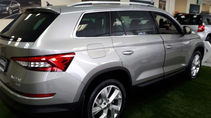 Шкода Кодиак серебристый