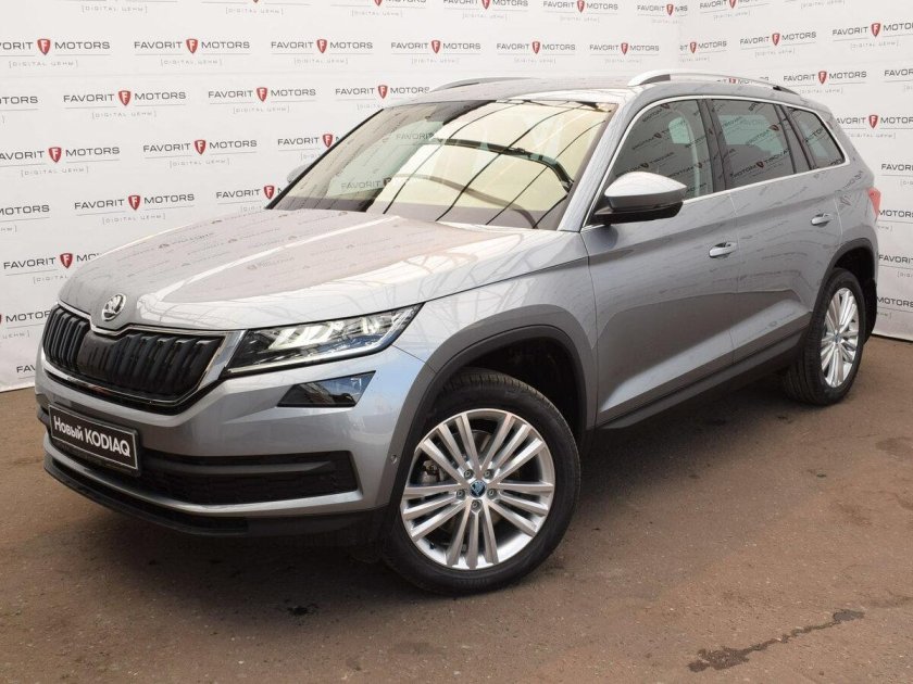 Шкода Кодиак серый