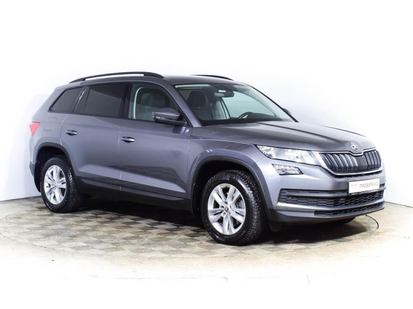 Серый Skoda Kodiaq i 1.4 AMT (150 Л.С.) 4wd с пробегом