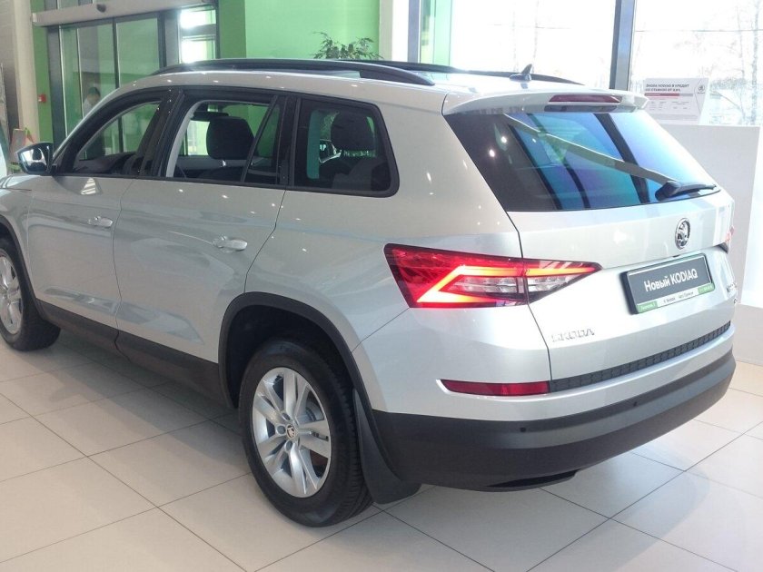 Шкода Кодиак серебристый