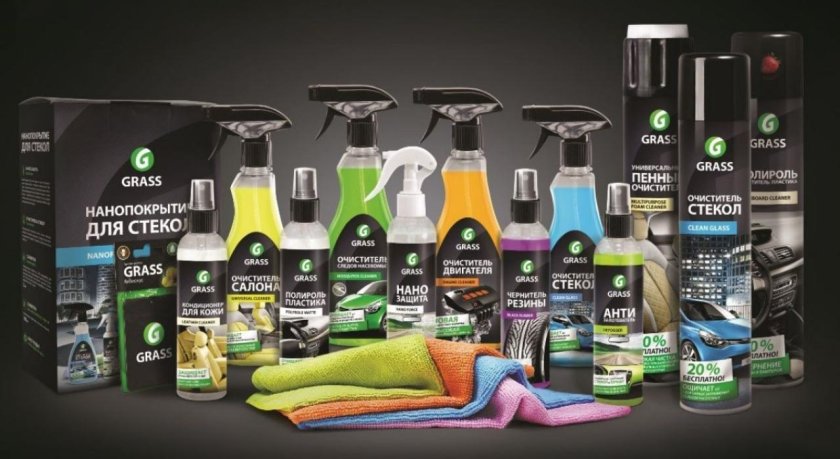 Grass средство для стекол и зеркал антидождь