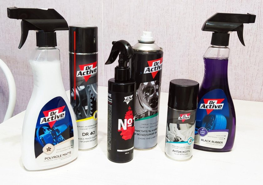 Полироль очиститель пластика polyrole matte