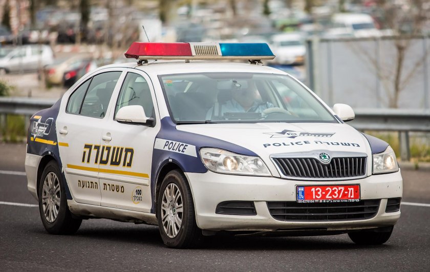 Полицейская машина Шкода Октавия