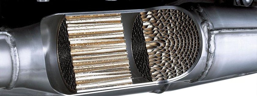 Катализатор в разрезе