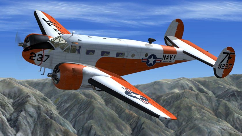 Beechcraft model 18 самолет