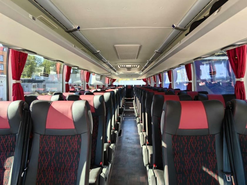 Туристический автобус салон