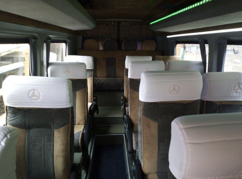 Микроавтобус мерседес спринтер салон