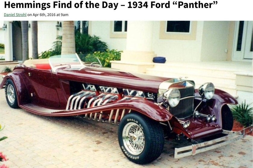 Ford Speedster 1934 Custom