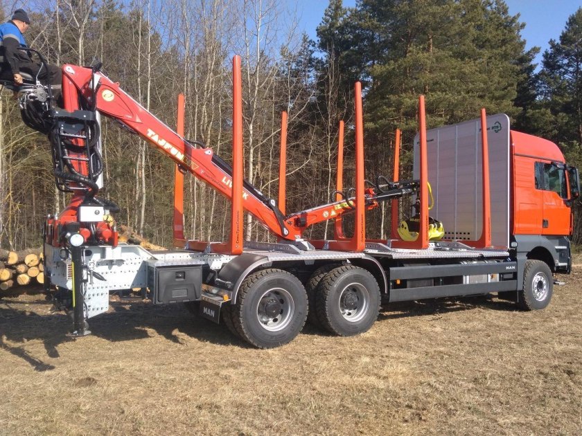 Man TGS лесовоз