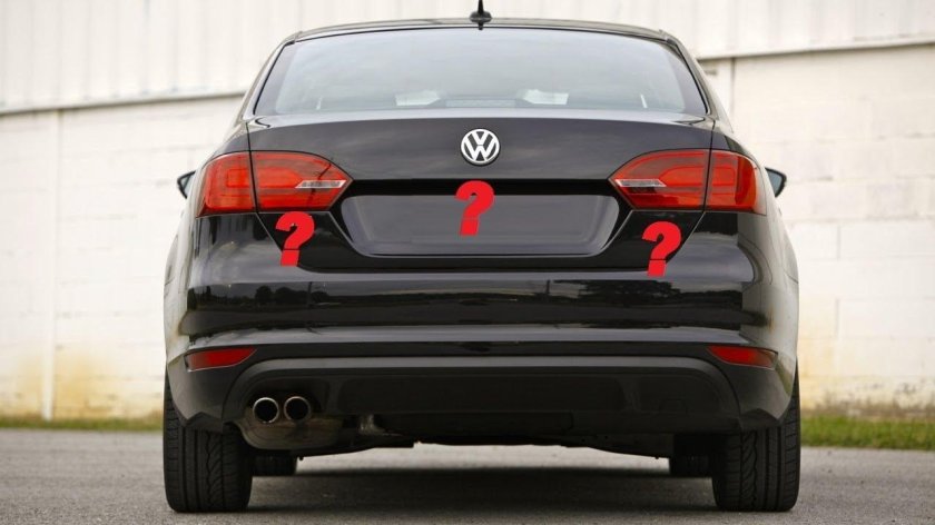 Фольксваген Джетта 6 сзади