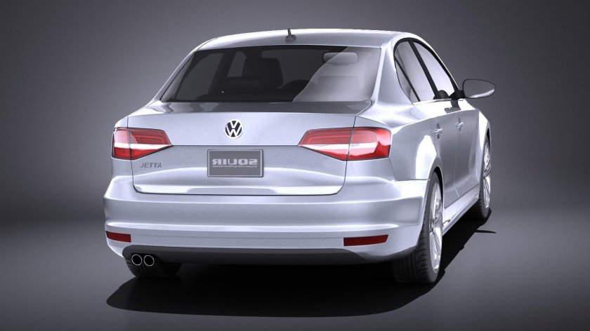 Фольксваген Джетта 2015 сзади