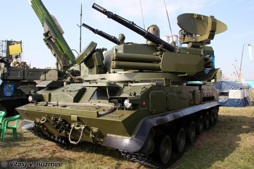Зенитный ракетно-пушечный комплекс 2к22 "Тунгуска"