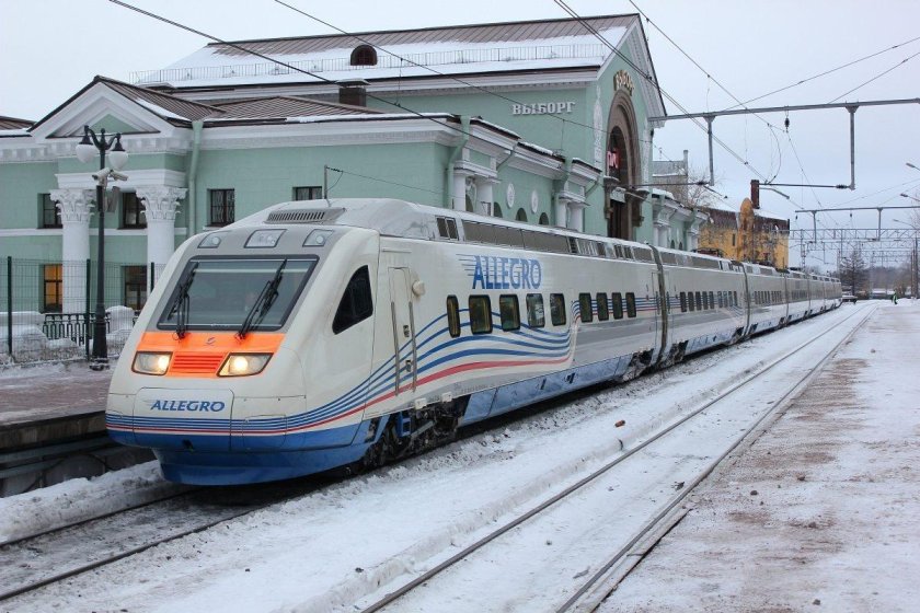 Поезд Аллегро Санкт-Петербург Хельсинки