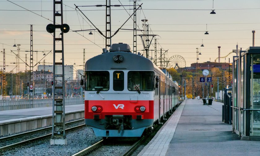 Городской поезд в тампере
