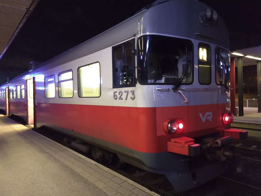 Электрички в Финляндии