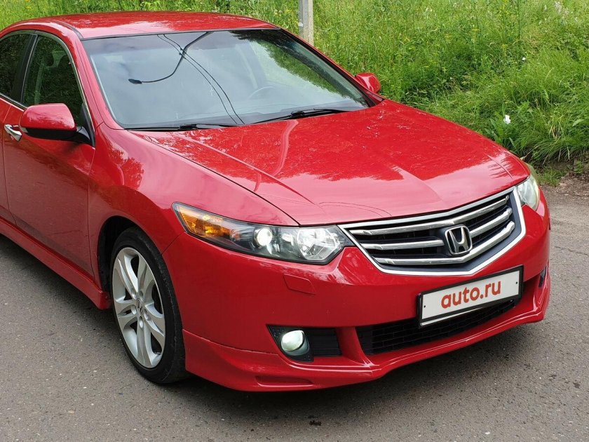 Хонда аккорд 2008 красная