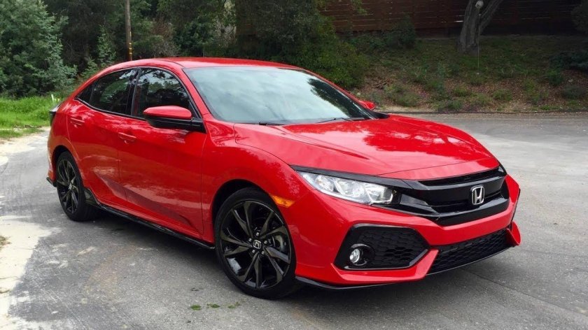 Honda Civic 10 красный