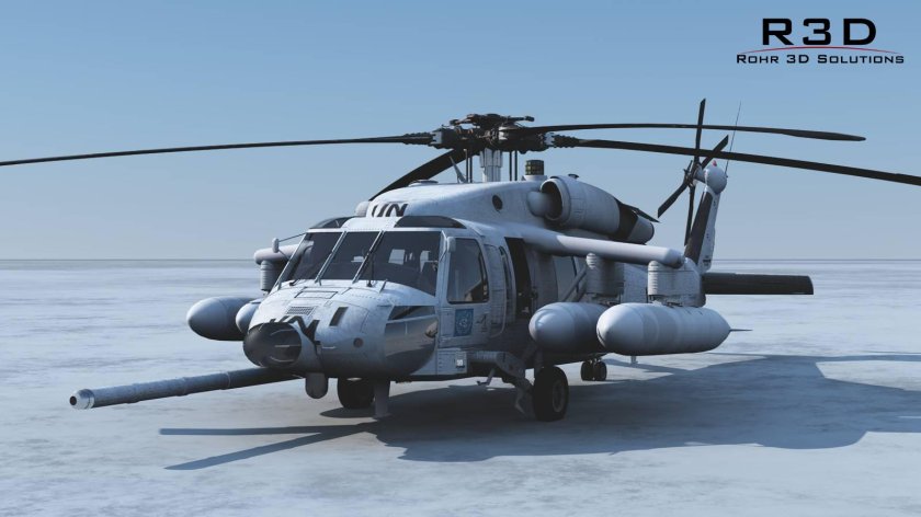 Вертолет sh-60 Seahawk