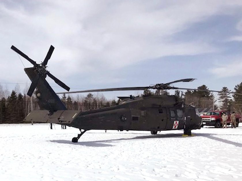 Black hawk helicopter