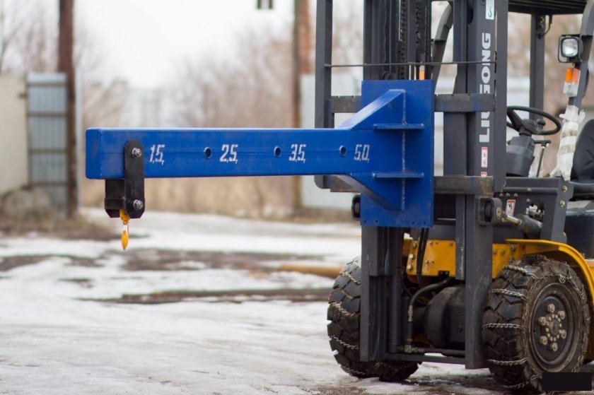 Безблочная стрела на вилочный погрузчик