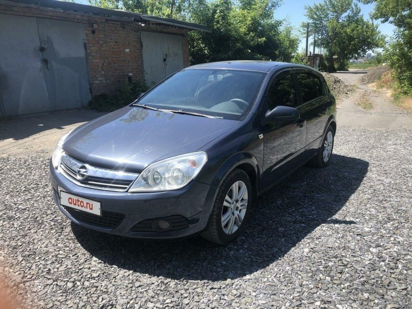 Опель Астра купе 2006 синяя