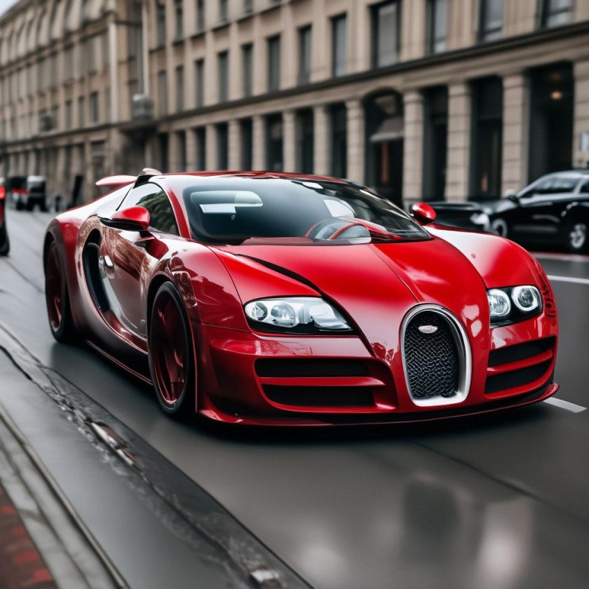 Автомобиль bugatti veyron
