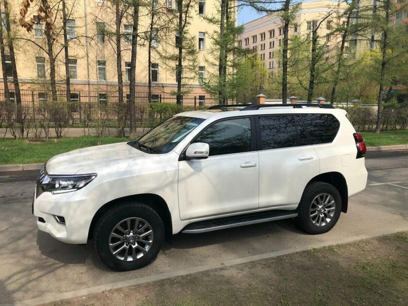 Тойота Прадо 150 белый перламутр