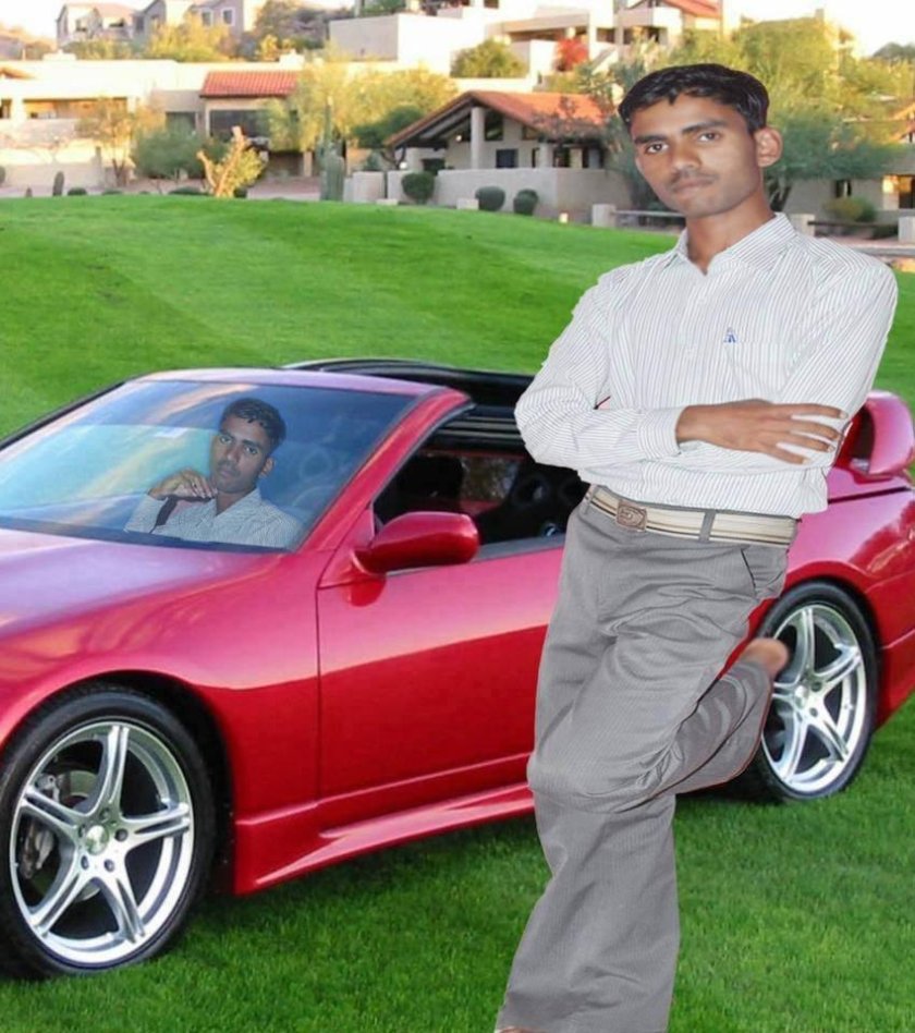 Парень возле машины