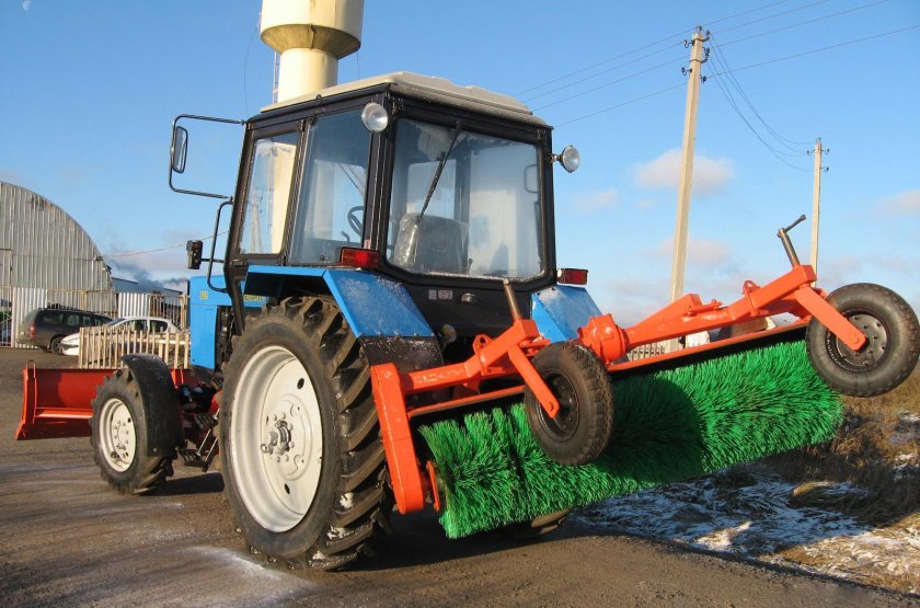 Щетка дорожная но-86 (на трактор МТЗ)