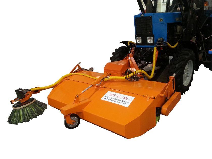 Щетка Коммунальная с бункером для МТЗ 82