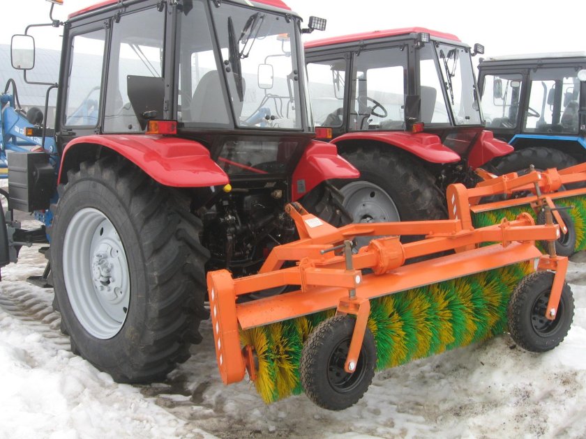 Щетка дорожная но-86 (на трактор МТЗ)