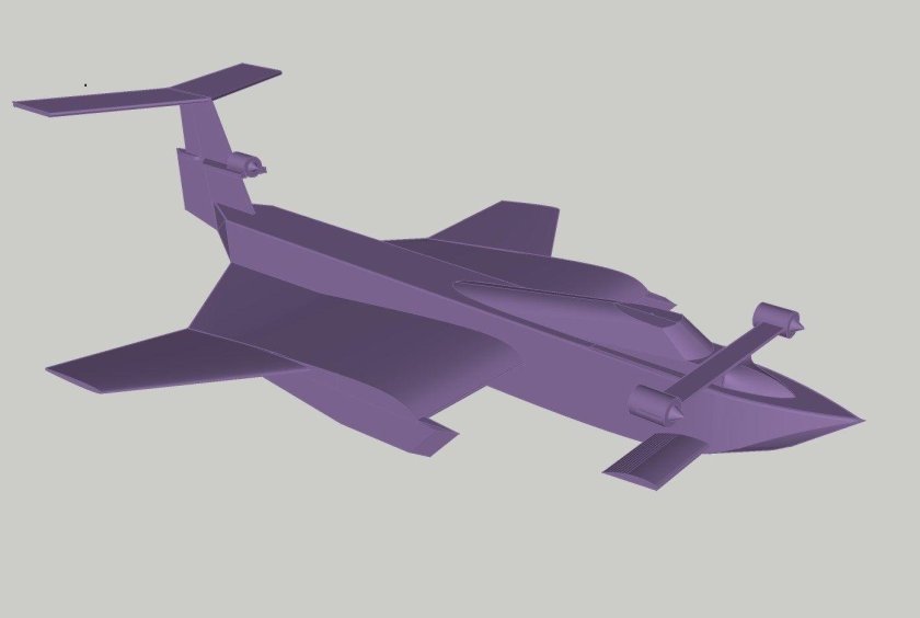 Экраноплан продольный триплан