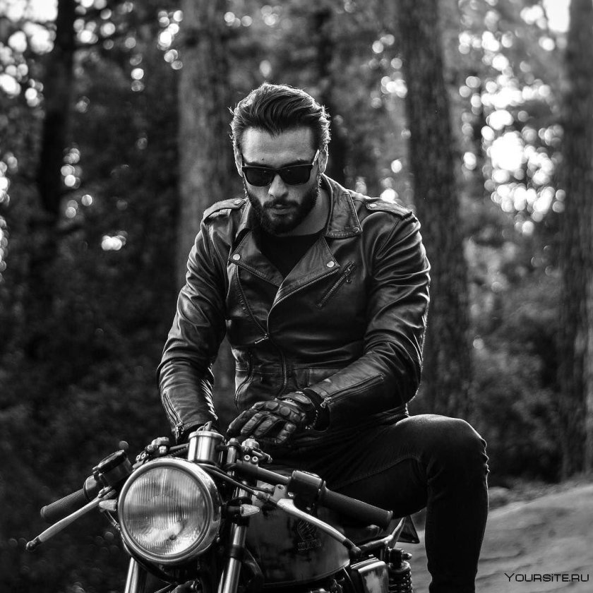 Хью Джекман на байке