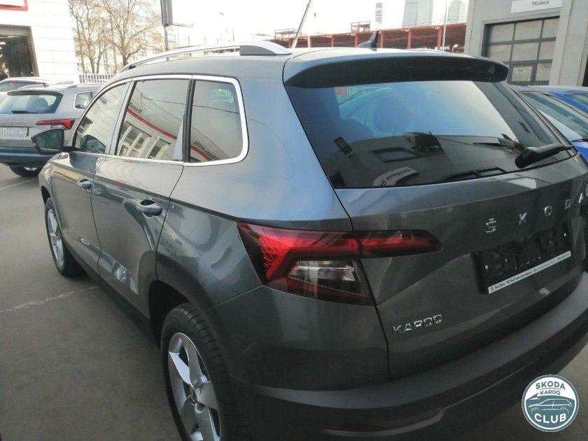 Карок серый платинум металлик