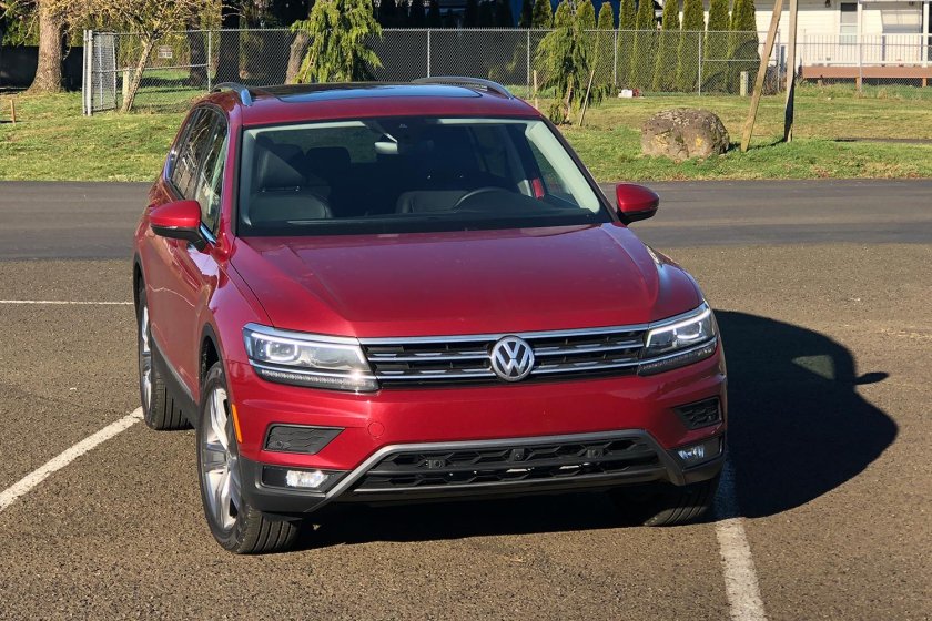 Volkswagen Tiguan красный