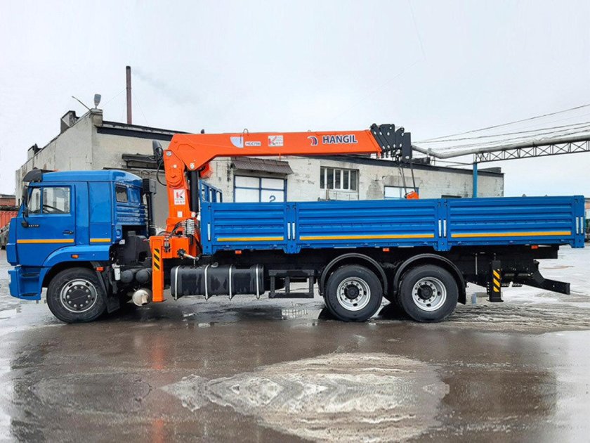 Камаз 65117 с кму