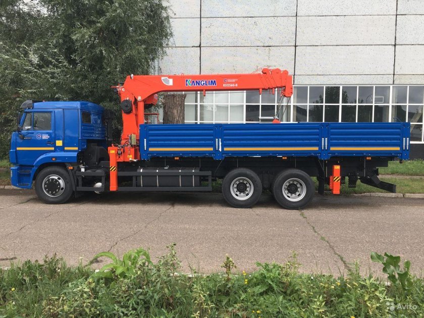 КАМАЗ 65117 С КМУ Kanglim 1256