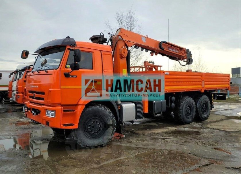 КАМАЗ 43118-50 С КМУ Hangil hgc756