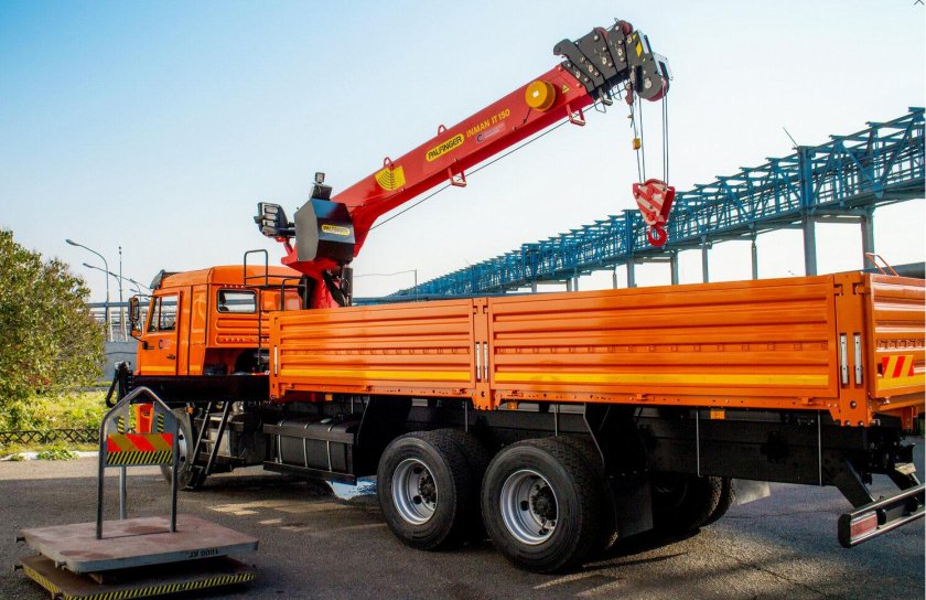 КАМАЗ 65117 С КМУ Inman it 150