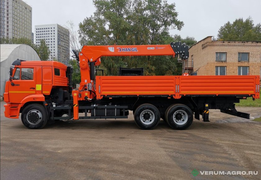 КАМАЗ 65115 С КМУ