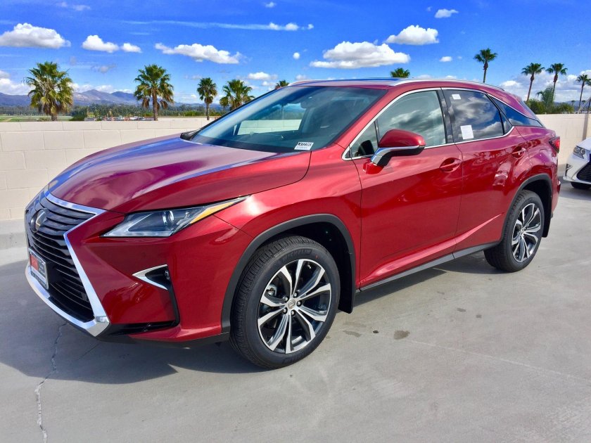 Лексус РХ 350 красный